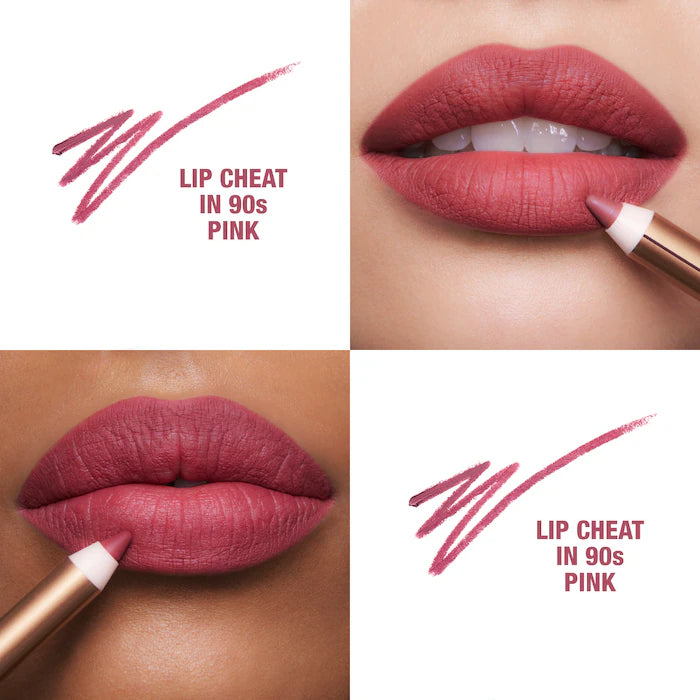 Lip Cheat Lip Liner- 90s Pink - a warm rosewood pink