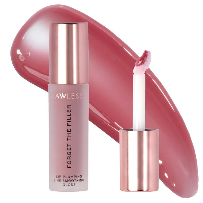 Forget The Filler Lip Plumper Line Smoothing Gloss- Velvet (rosy mauve with plummy undertones)