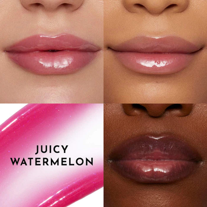 Forget The Filler Lip Plumper Line Smoothing Gloss- Juicy Watermelon - (sheer watermelon)