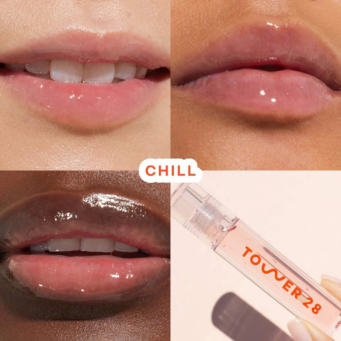 ShineOn Lip Jelly Hydrating Non-Sticky Lip Gloss-Chill - clear