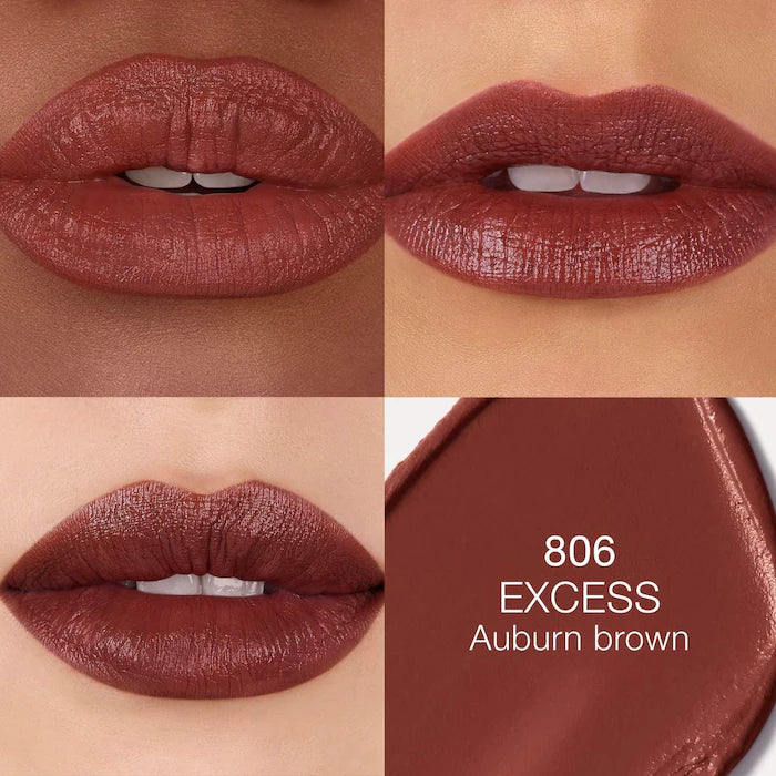 Explicit Refillable Satin Lipstick-Excess – 806 - auburn brown