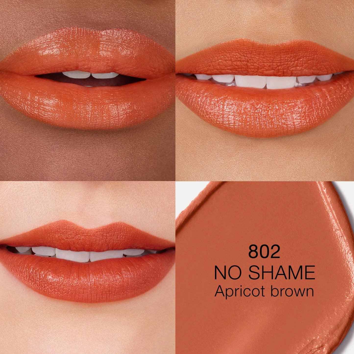 EXPLICIT LIPSTICK-802 NO SHAME
Apricot brown