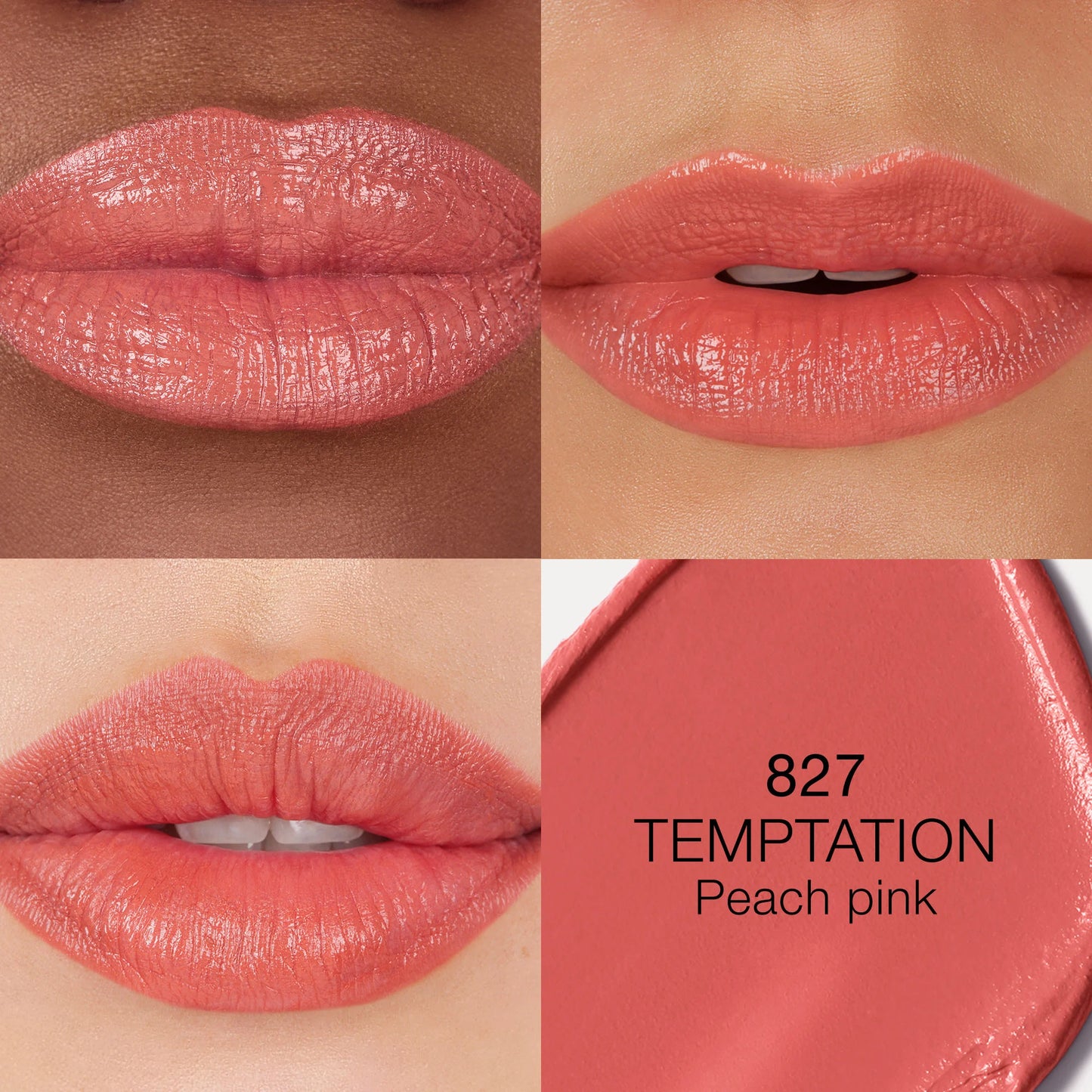 EXPLICIT LIPSTICK-827 TEMPTATION
Peach pink