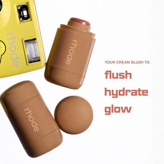 Pocket Blush Buildable Hydrating Cream Blush- Tan line