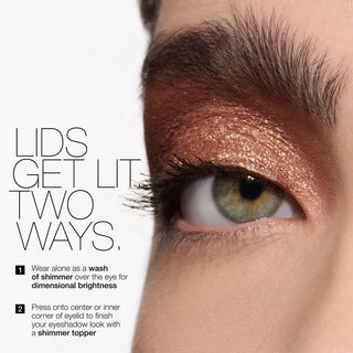 Sparkling Seduction Liquid Eyeshadow-BAD INFLUENCE(sparkling light peach with silver pearl)