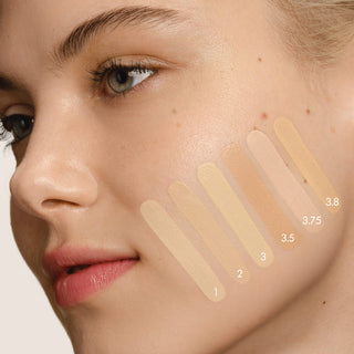 Mini Luminous Silk Natural Glow Blurring Liquid Foundation with 24 Hour Wear- 3.5 Light neutral