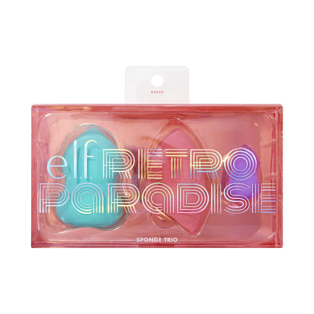 Retro Paradise Cosmetic Sponge Trio