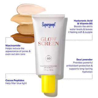 Glowscreen SPF 40 Sunscreen with Hyaluronic Acid + Niacinamide
