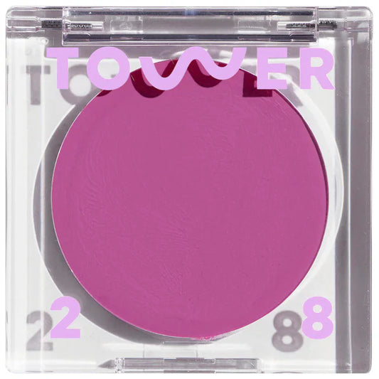 BeachPlease Lip + Cheek Cream Blush-Party Hour - sun-kissed lavendar pink