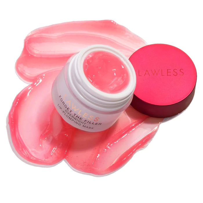 Forget The Filler Overnight Lip Plumping Mask-Cherry Vanilla - a sheer cherry