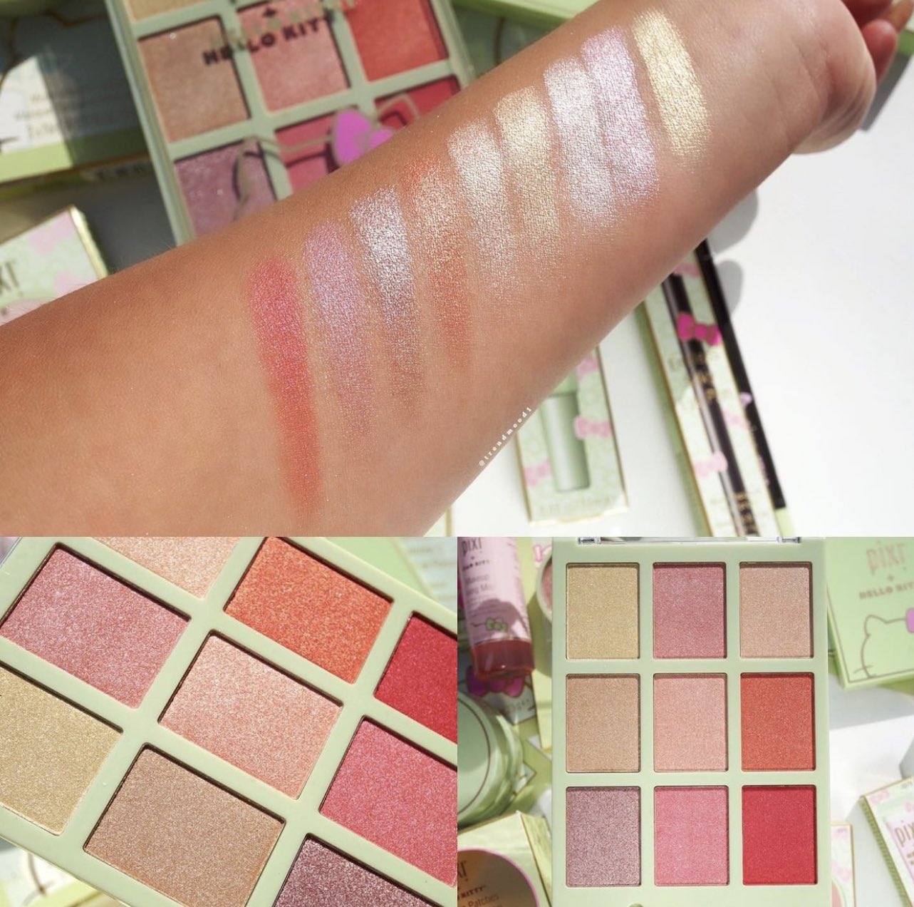 Pixi + Hello Kitty Chrome Glow Palette