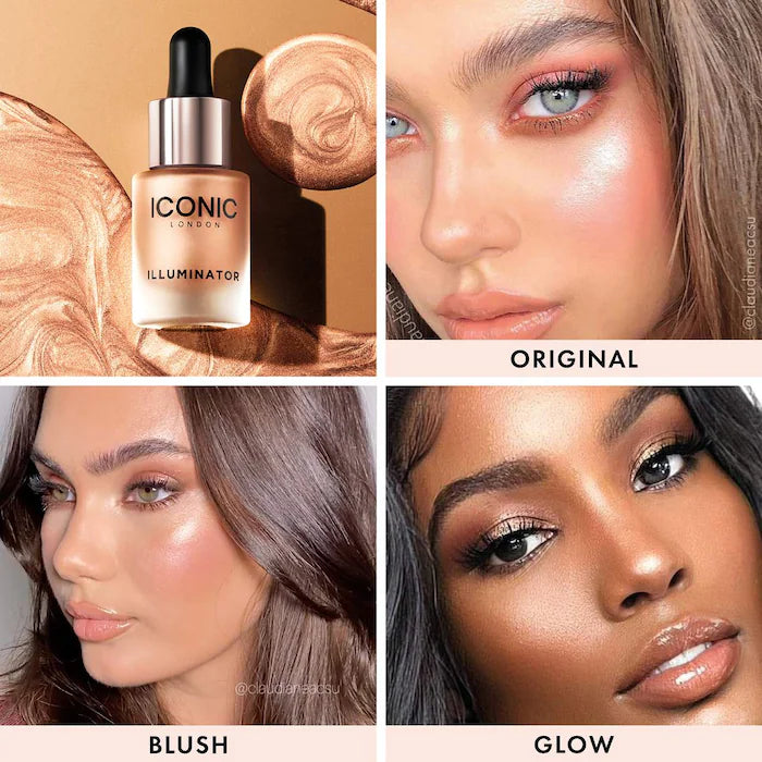 Illuminator Liquid Highlight-Original - champagne-toned shimmer to add a golden shine