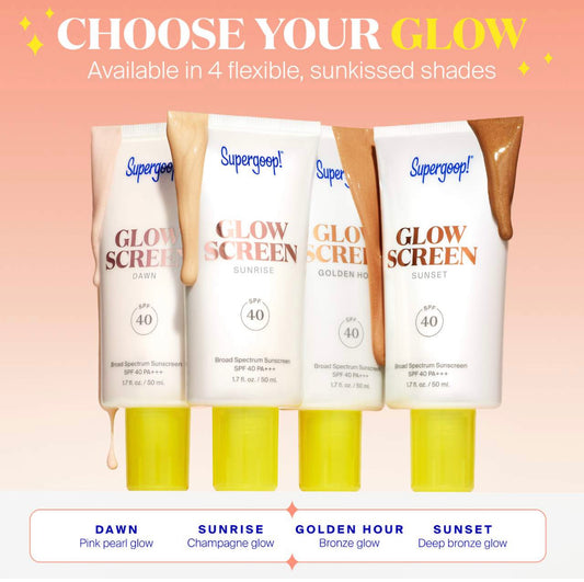 Glowscreen SPF 40 Sunscreen with Hyaluronic Acid + Niacinamide