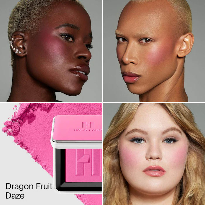 Color Fuse Talc-Free Blush Powder With Fermented Arnica-Dragon Fruit Daze - cool pink