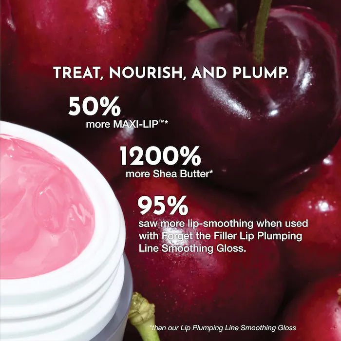 Forget The Filler Overnight Lip Plumping Mask-Cherry Vanilla - a sheer cherry