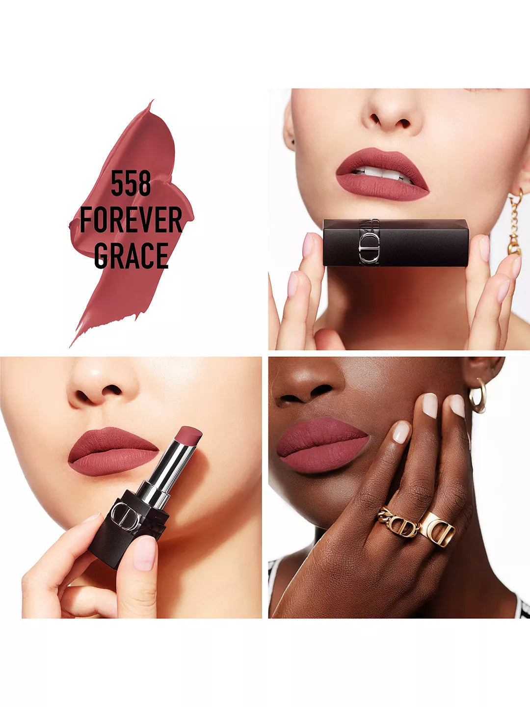 DIOR Rouge DIOR Forever Lipstick, 558 Forever Grace