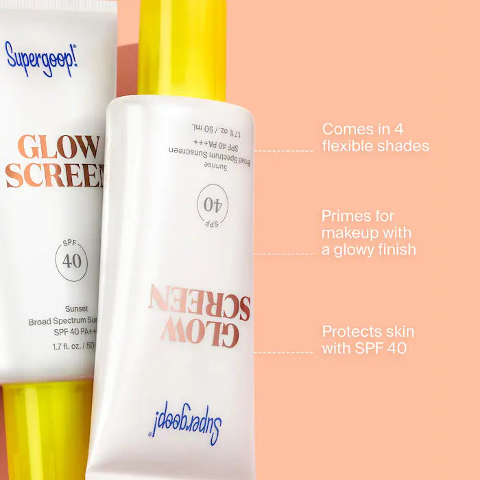 Glowscreen SPF 40 Sunscreen with Hyaluronic Acid + Niacinamide