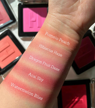 Color Fuse Talc-Free Blush Powder With Fermented Arnica-Dragon Fruit Daze - cool pink