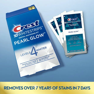 Crest 3D Whitestrips Pearl Glow Teeth Whitening Kit 14 Strips