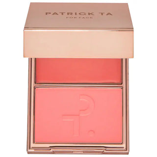 Major Headlines Double-Take Crème & Powder Blush Duo-She's the Moment (soft tangerine) - golden peach