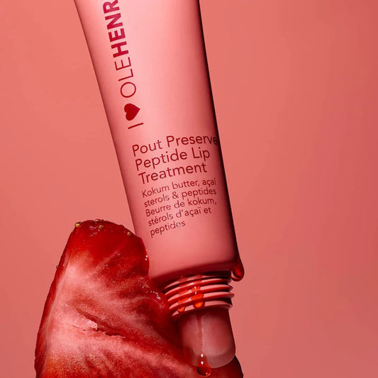 Pout Preserve Hydrating Peptide Strawberry Sorbet Lip Treatment-