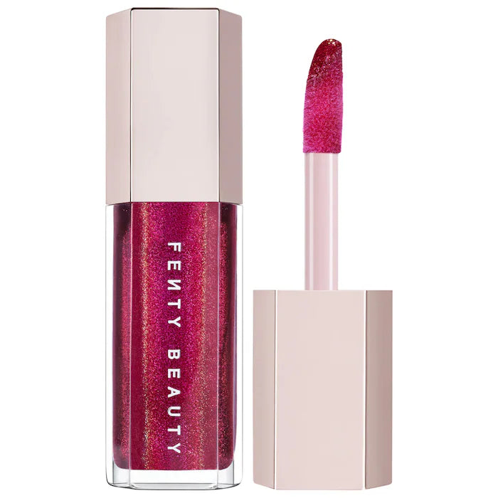 Gloss Bomb Universal Lip Luminizer-Fuchsia Flex - shimmering holographic deep fuchsia