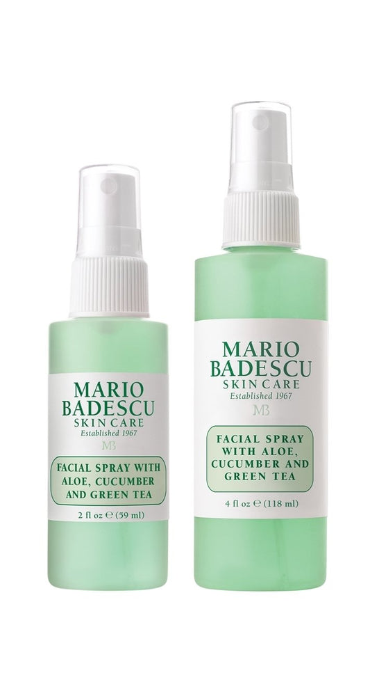 FACIAL SPRAY WITH ALOE, CUCUMBER AND GREEN TEA

 mini - 59ml