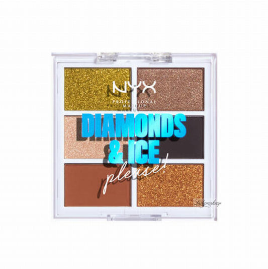 DIAMONDS & ICE PLEASE! - SHADOW PALETTE - Palette of 6 eyeshadows - 03W JEWELED & JADED