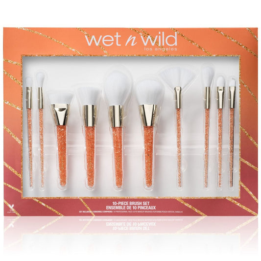 10 Piece Holiday Brush Set