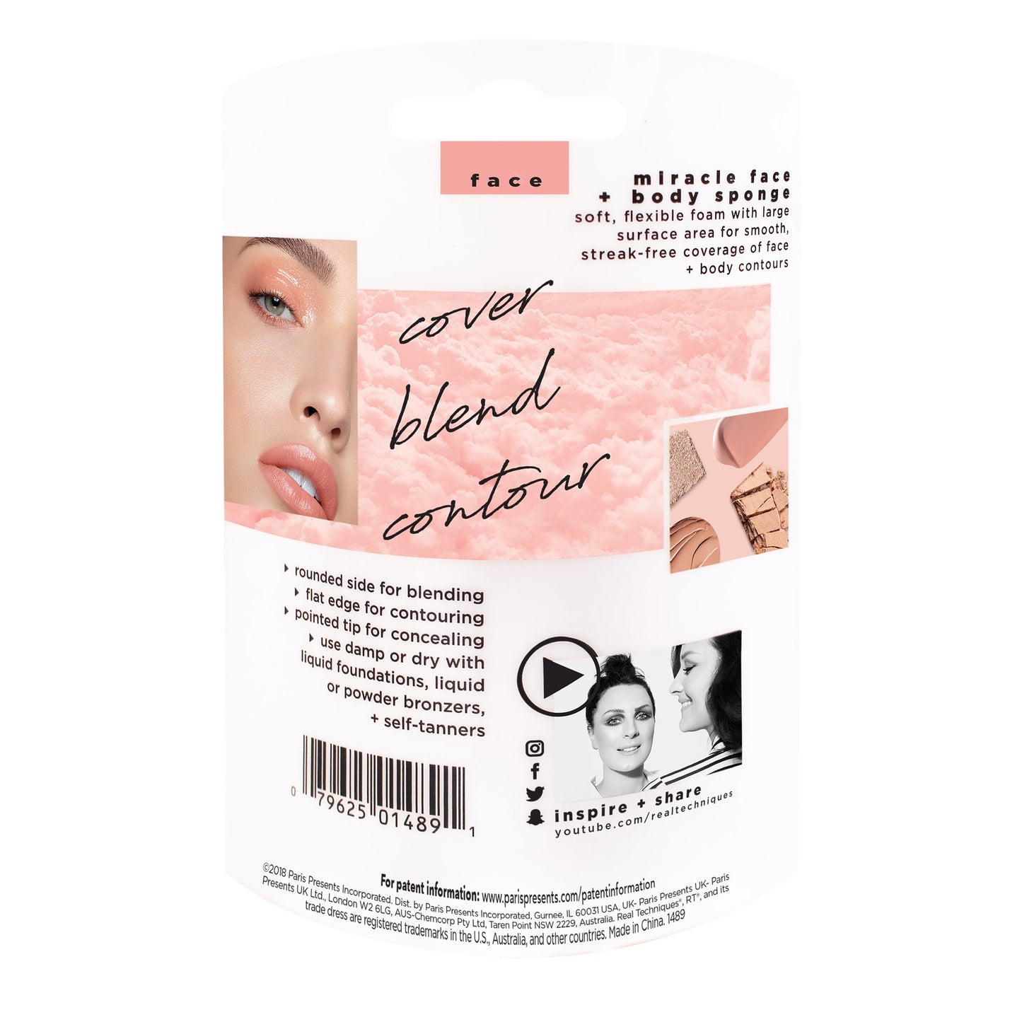 Miracle Face & Body Makeup Blending Sponge