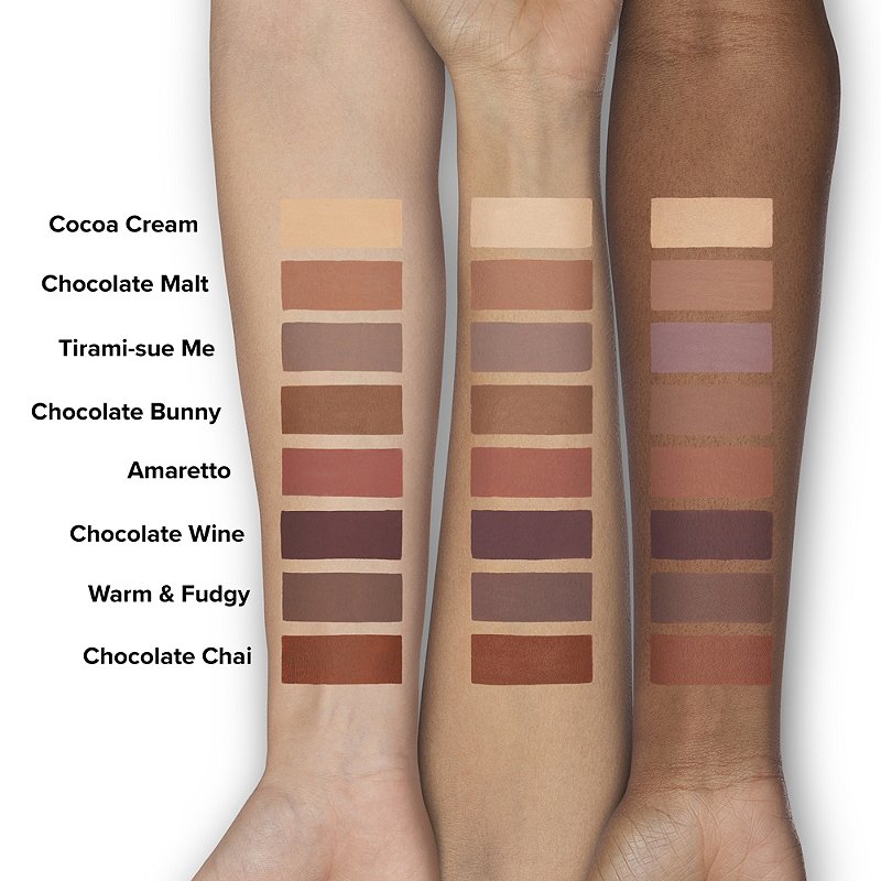 Melted chocolate matte eyeshadow - Warm & Fudgy