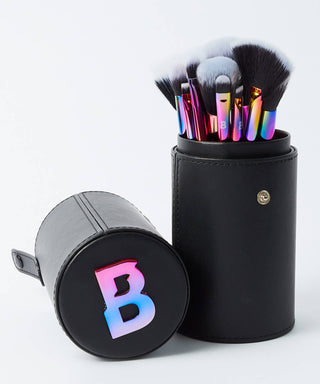 PRISM 12 PIECE TRAVEL BRUSH SET WITH HOLDER