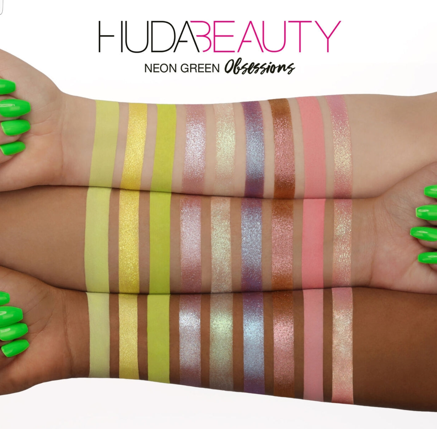 Neon green obsessions eyeshadow palette