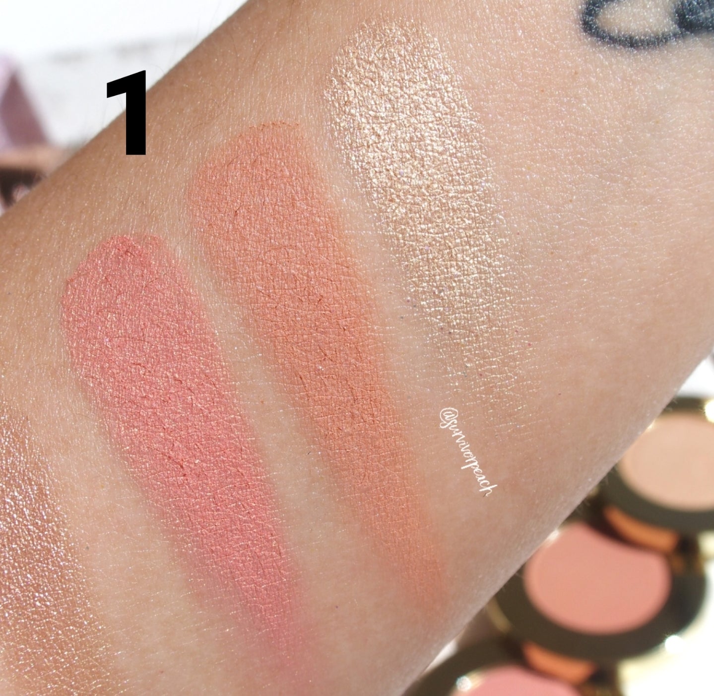 Blush , bronzer and highlight