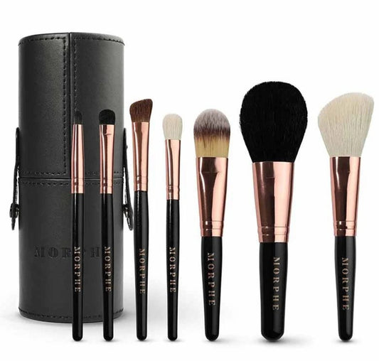 7pcs rose gold brush set