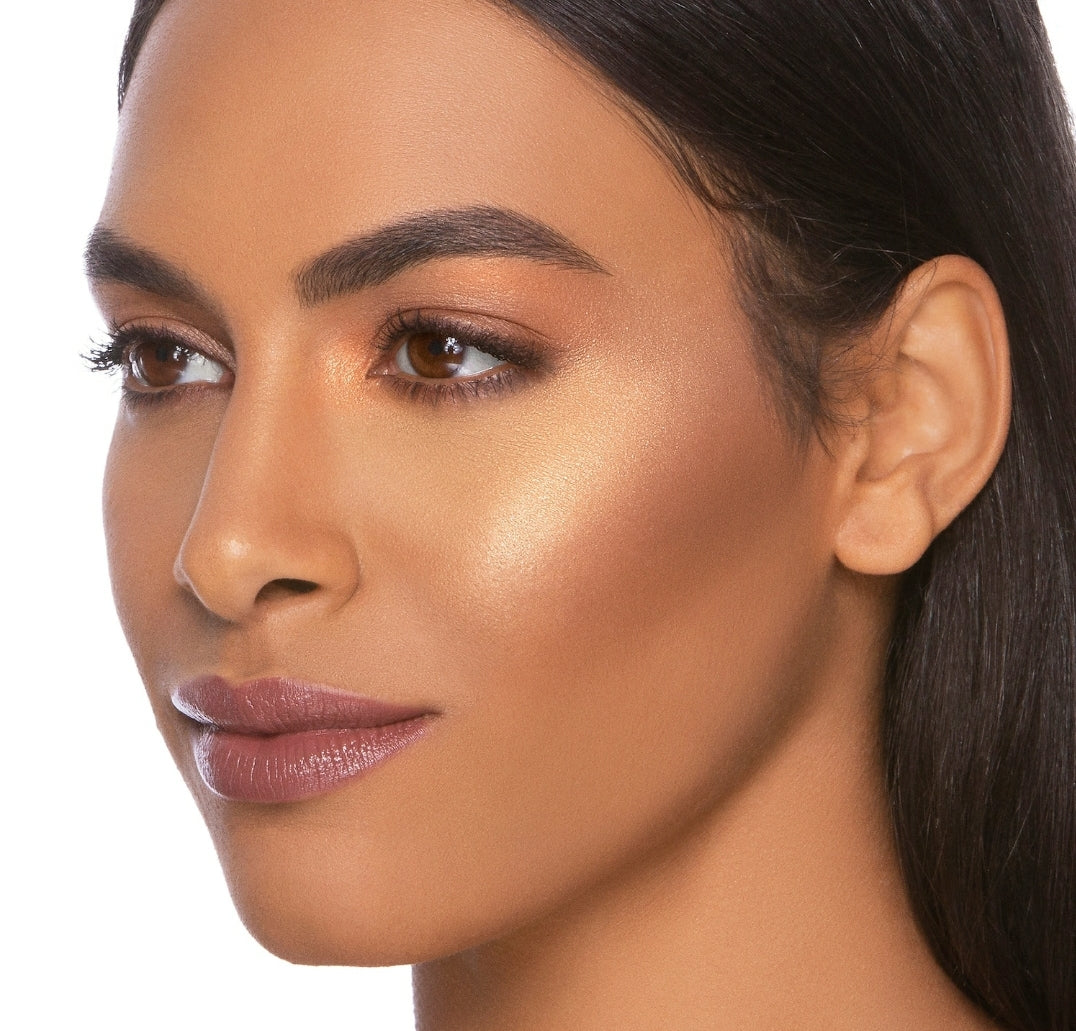 Turn up the light Face palette For bronze and highlight-Tan