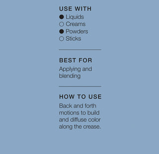 Pro crease brush #19