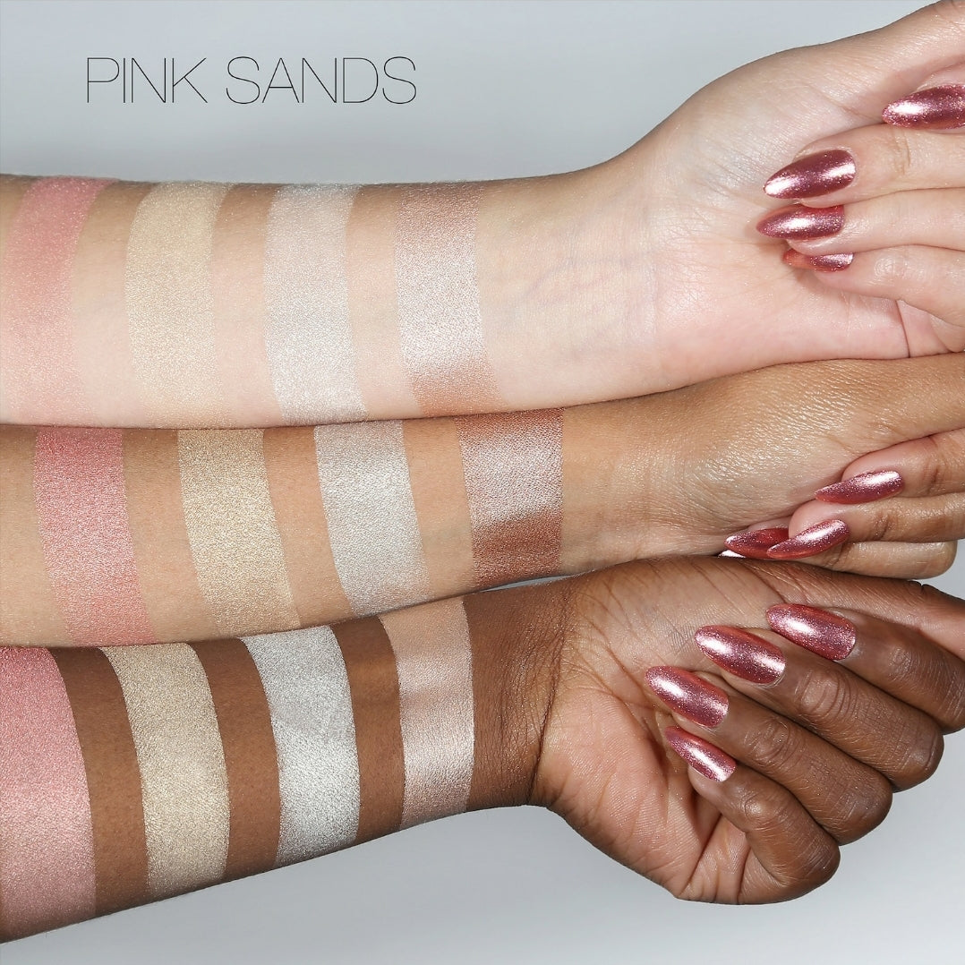 3D cream and powder highlighter palette