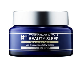 Confidence in your beauty sleep Skin-Transforming Pillow cream