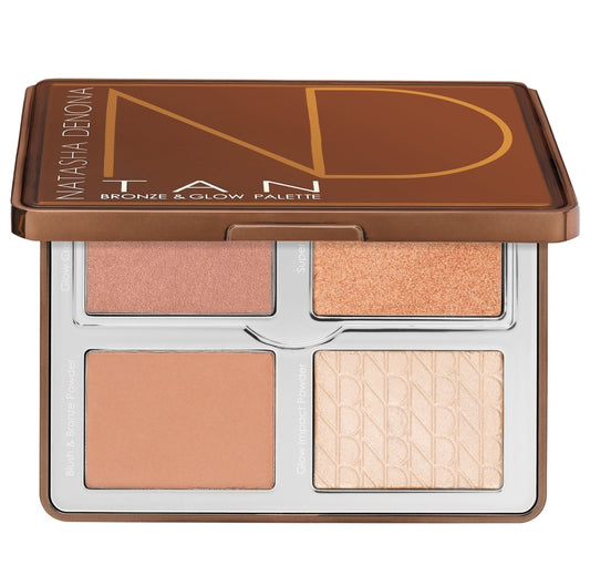 Tan bronze cheek face glow palette