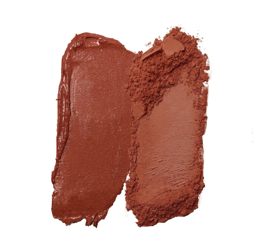 MAJOR BEAUTY HEADLINES - DOUBLE-TAKE CREME & POWDER BLUSH-She's so LA - Bronzed nude