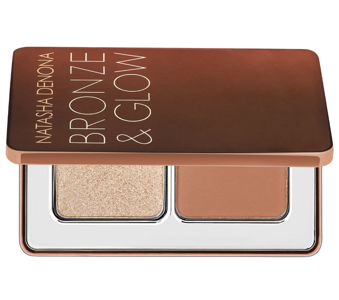 Mini bronze & Glow cheek duo