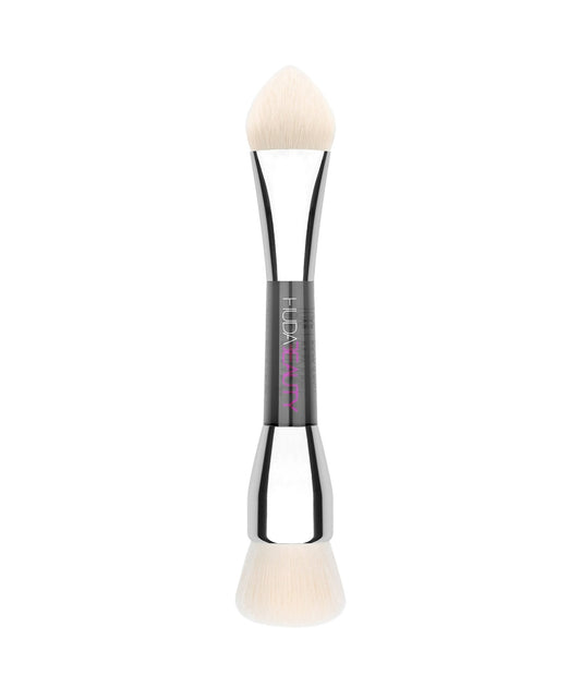 HUDA BEAUTY BUILD AND BUFF DOUBLE ENDED FOUNDATION BRUSH