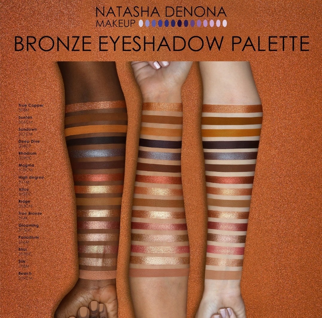 Bronze eyeshadow palette