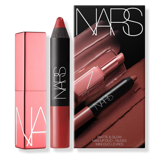 Matte & Glow Mini Lip Duo - Nudes