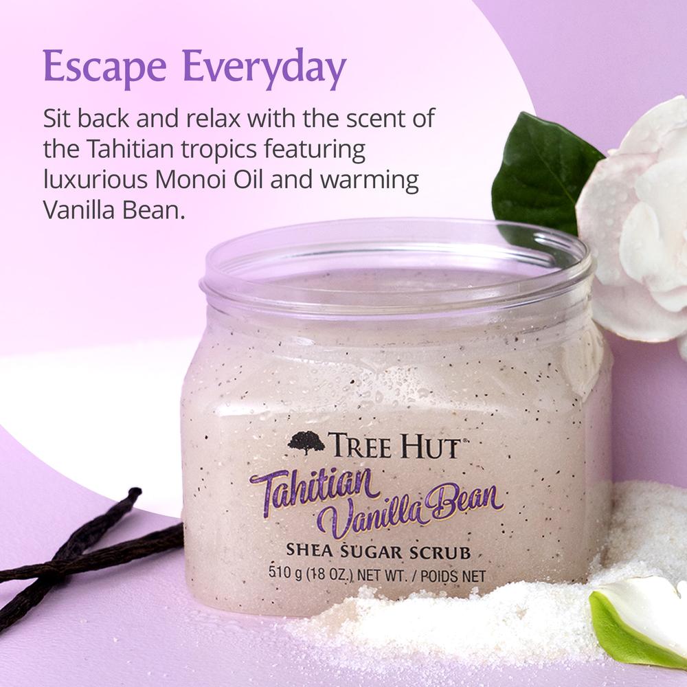 TAHITIAN VANILLA BEAN SHEA SUGAR SCRUB