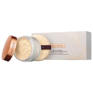 Pret-A-Powder Limited Edition Powder & Puff in Translucent