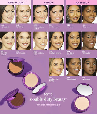Shape tape powder foundation
