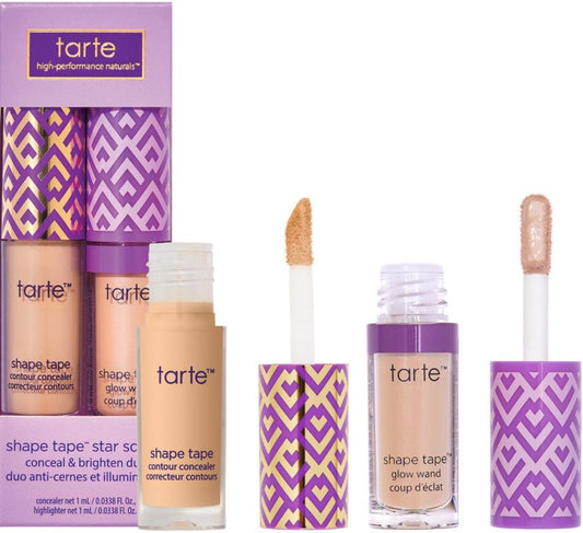 shape tape™ star mini squad concealer & brighten duo

-22N light neutral & Alight