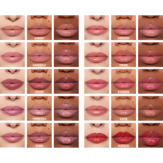 Full-On Plumping Lip Polish-Sandy-nude pink shimmer